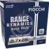 Fiocchi Range Dynamics 5.7x28mm FN Ammo 40 Grain Full Metal Jacket 450 rounds